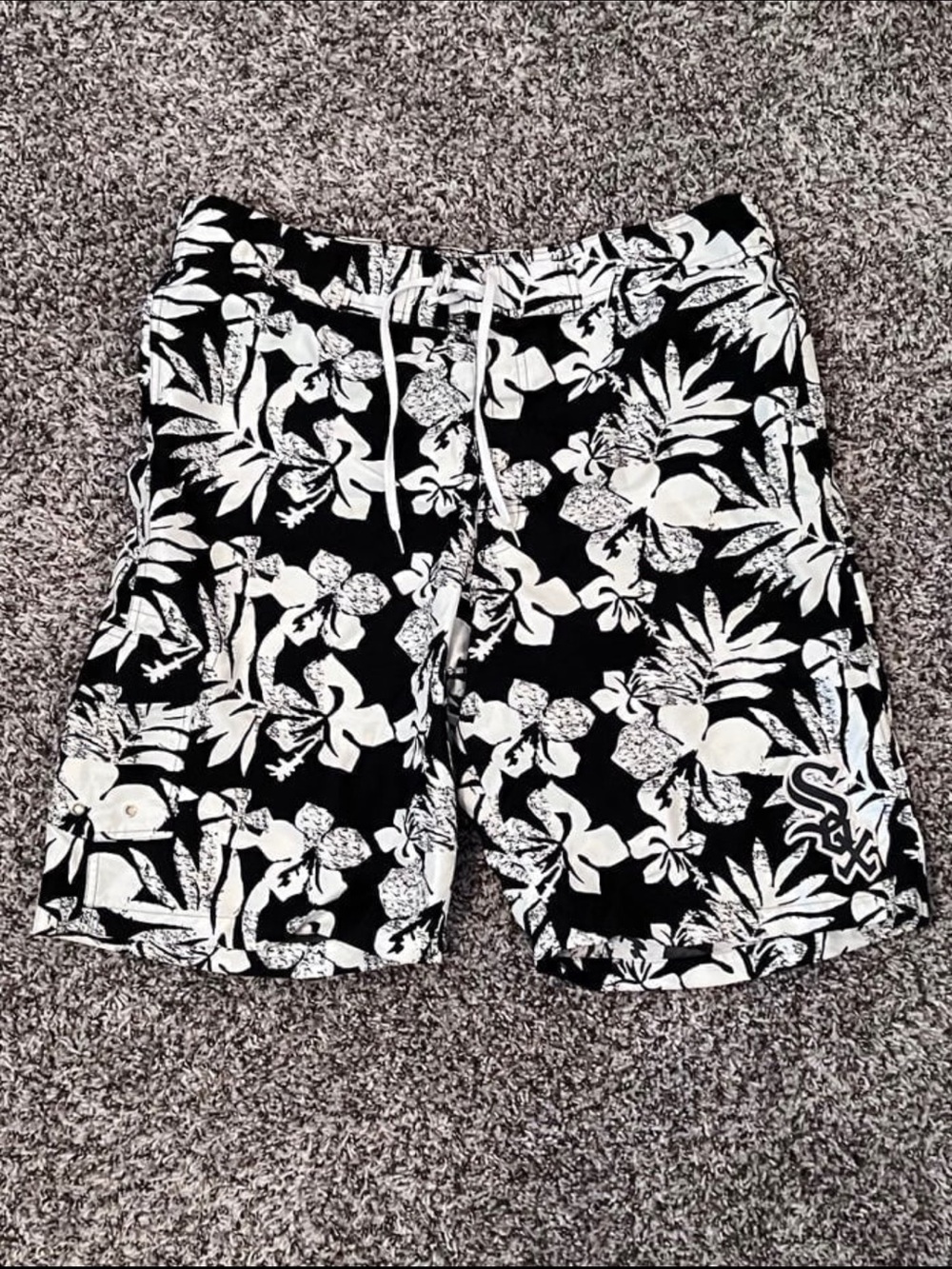 Chicago white Sox board shorts